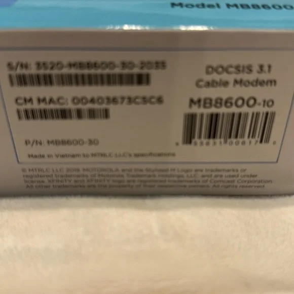 Motorola DOCSIS 3.1 Cable Modem - Picture 4 of 8